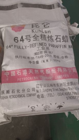  Direct Factory Manufacture Semi Fully Refined Paraffin Wax 56 50 60 64