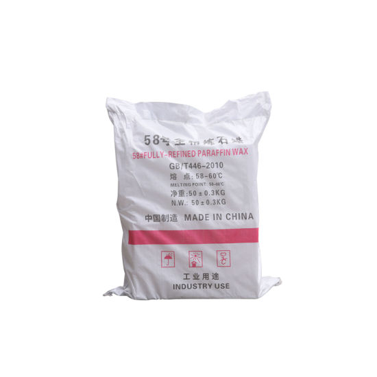  Cheap Parafina Paraffin Wax 58-60 Qatar 25kg Bags