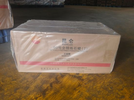  Quality Assurance Reasonable Price Cheap Paraffin Wax for Match, Crayon, PVC Making Industrial Use 54/56/58/60/62 CAS: 8002-74-2