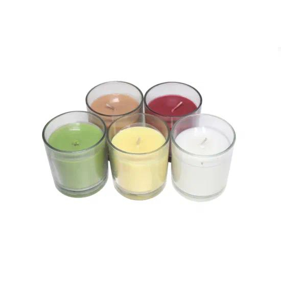  Good Quality Soy Wax Glass Jar Candle with Scents