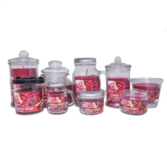  Home Decoration Scented Glass Jar Candles Factory