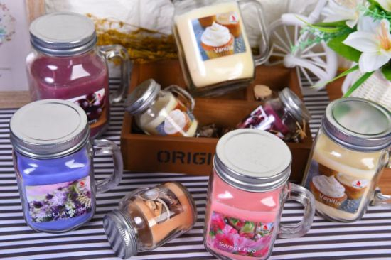  Hot-Sale Various Scents Eco-Friendly Scented Candle with Jar Glass for Date Meditation Aromatherapy Festivals
