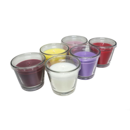  Good Quality Home Decoration Custom Glass Jar Scented Candle