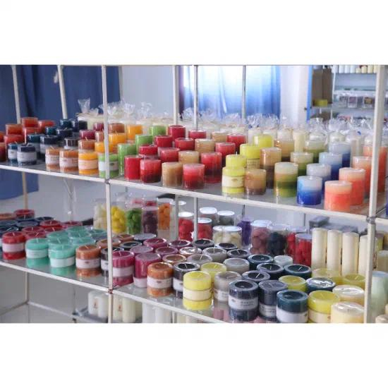  Wholesale 3X6 Colorful Pillar Candle for Wedding Decoration